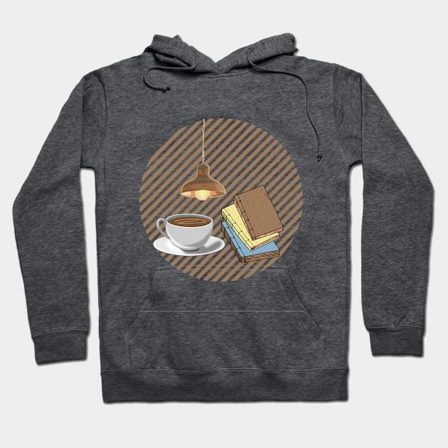 studyin with cup of coffe Hoodie by shirleybm